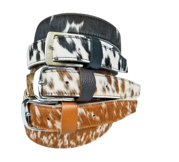 Real Cowhide Waist Belts